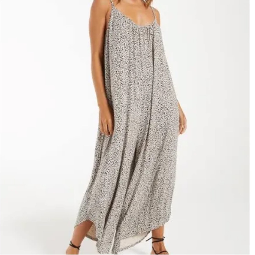 Z supply flared jumpsuit in leopard